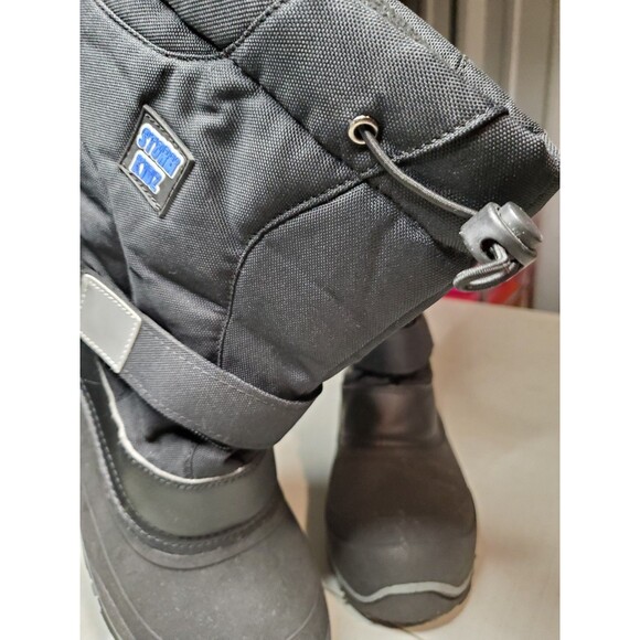 Storm Kidz Youth Unisex Snow Boots-Black Size 6- 0263 - Picture 4 of 9
